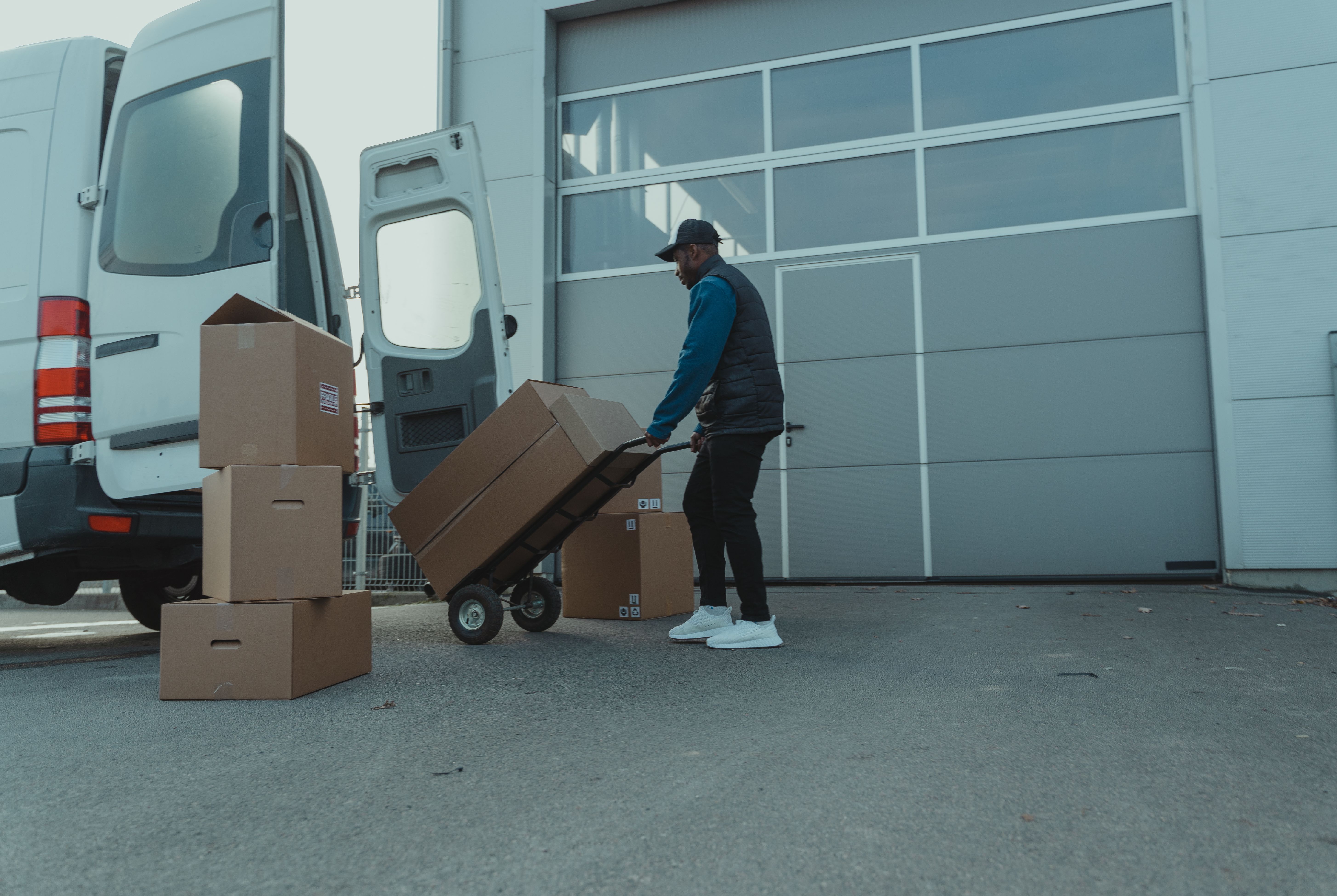 Delivery van